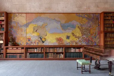 An Abbey in France Discovered Previously Unknown Wall Sketches by Odilon Redon